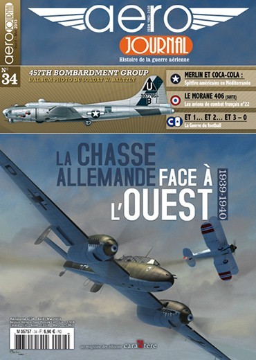 Aérojournal n°34 - La chasse allemande face à l'Ouest - Première époque : 1939 - 1940