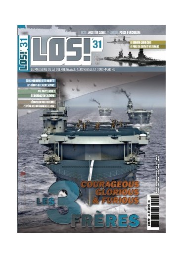 LOS! n°31 - Trois frères - Les HMS Courageaous, Glorious & Furious