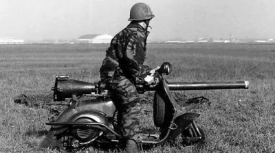 Le Vespa 150 TAP, le scooter militarisé